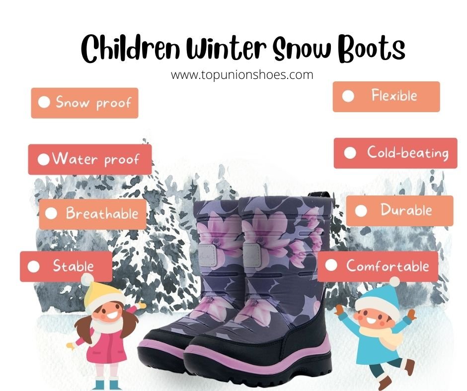 top union kids snow boots