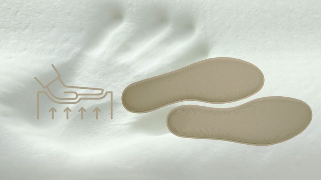 Shork absorbing memory foam insoles