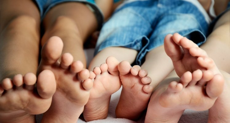 kids growing feets