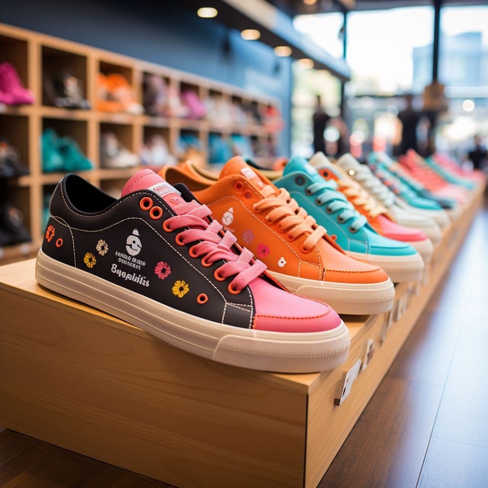 showcase the back to school kids shoes line in our retail shop